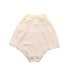 A White Long Sleeve Bodysuits from Mides in size 6-12M for girl. (Back View)
