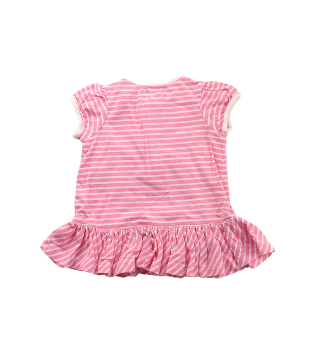 A Pink Short Sleeve Dresses from Ralph Lauren in size 0-3M for girl. (Back View)