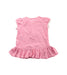 A Pink Short Sleeve Dresses from Ralph Lauren in size 0-3M for girl. (Back View)