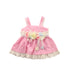 A Pink Sleeveless Dresses from Nicholas & Bears in size 3-6M for girl. (Front View)
