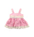 A Pink Sleeveless Dresses from Nicholas & Bears in size 3-6M for girl. (Back View)