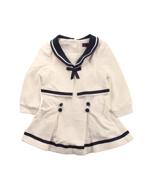 A Blue Long Sleeve Dresses from Nicholas & Bears in size 6-12M for girl. (Front View)