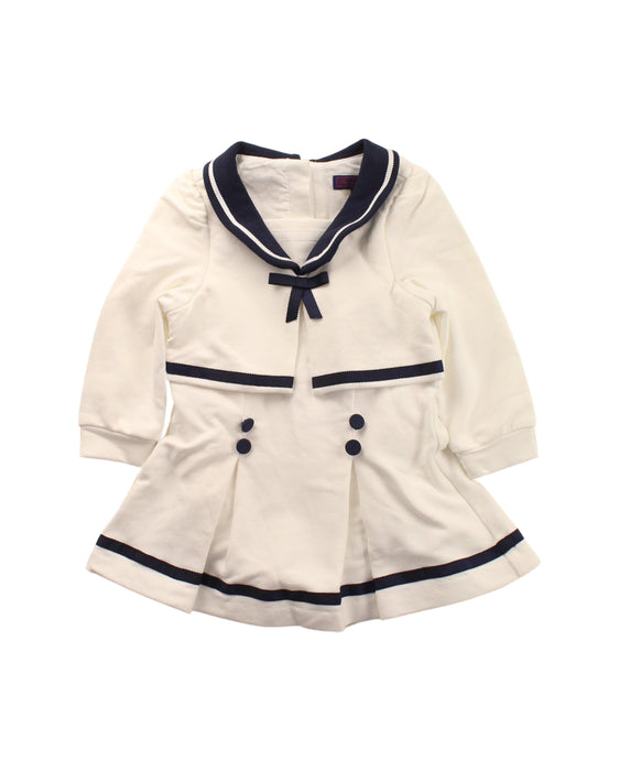 A Blue Long Sleeve Dresses from Nicholas & Bears in size 6-12M for girl. (Front View)