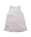 A White Overall Dresses from Jacadi in size 3-6M for girl. (Back View)