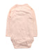 A Pink Long Sleeve Bodysuits from Petit Bateau in size 6-12M for girl. (Back View)