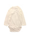 A White Long Sleeve Bodysuits from Petit Bateau in size 6-12M for neutral. (Front View)