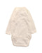 A White Long Sleeve Bodysuits from Petit Bateau in size 0-3M for neutral. (Back View)