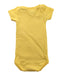 A Yellow Short Sleeve Bodysuits from Petit Bateau in size 3-6M for girl. (Back View)