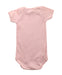 A Pink Short Sleeve Bodysuits from Petit Bateau in size 3-6M for girl. (Back View)