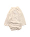 A White Long Sleeve Bodysuits from Petit Bateau in size 3-6M for neutral. (Front View)