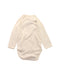 A White Long Sleeve Bodysuits from Petit Bateau in size 3-6M for neutral. (Back View)