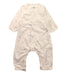 A White Long Sleeve Jumpsuits from Petit Bateau in size 0-3M for girl. (Front View)