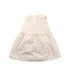 A White Sleeveless Dresses from The Little White Company in size 0-3M for girl. (Front View)