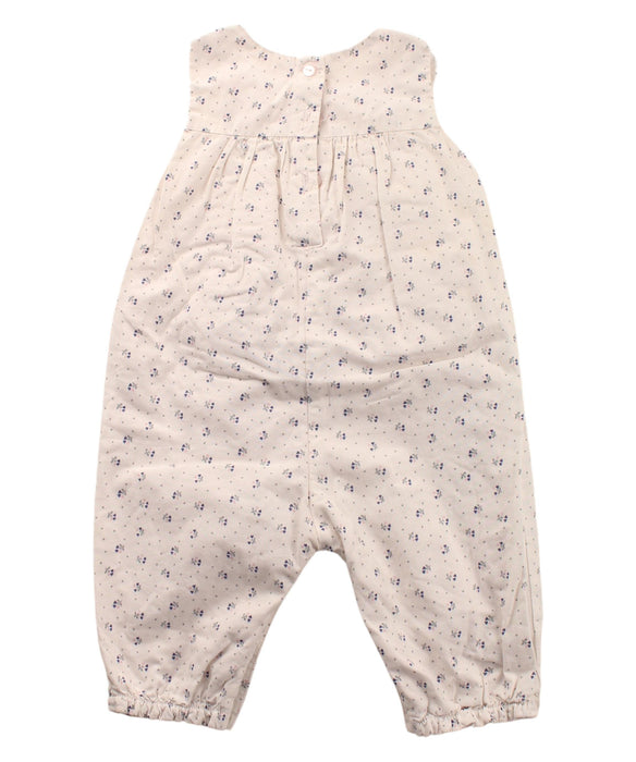A White Sleeveless Jumpsuits from The Little White Company in size 0-3M for neutral. (Back View)