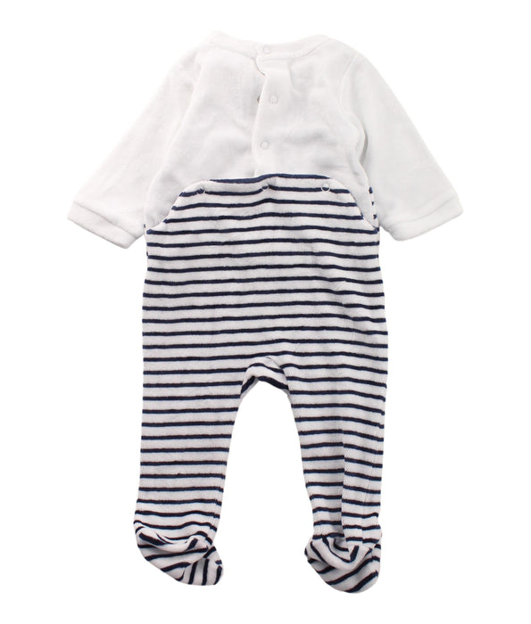 A Black Onesies from Jacadi in size 0-3M for neutral. (Back View)