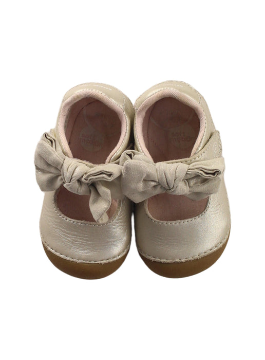 A Silver Flats from Stride Rite in size 12-18M for girl. (Back View)