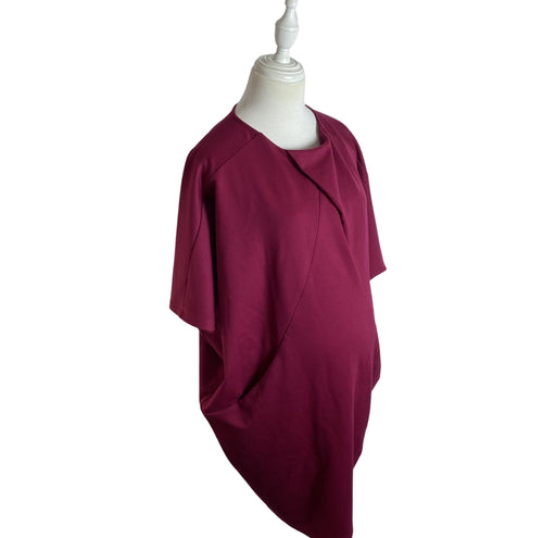A Red Short Sleeve Dresses from Mayarya in size S for maternity. (Front View)