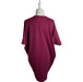 A Red Short Sleeve Dresses from Mayarya in size S for maternity. (Back View)