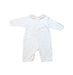 A White Long Sleeve Jumpsuits from Chickeeduck in size 0-3M for girl. (Back View)
