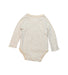 A Beige Long Sleeve Bodysuits from Natures Purest in size 3-6M for neutral. (Back View)