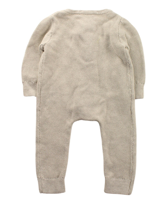 A Beige Long Sleeve Jumpsuits from Seed in size 0-3M for neutral. (Back View)