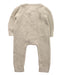 A Beige Long Sleeve Jumpsuits from Seed in size 0-3M for neutral. (Back View)