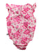 A Pink Sleeveless Bodysuits from and the little dog laughed in size 12-18M for girl. (Back View)