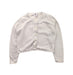 A White Cardigans from Petit Bateau in size 5T for neutral. (Front View)