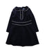 A Black Long Sleeve Dresses from Jacadi in size 3T for girl. (Front View)