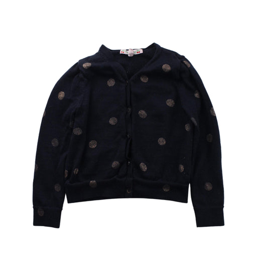 A Black Cardigans from Bonpoint in size 4T for girl. (Front View)
