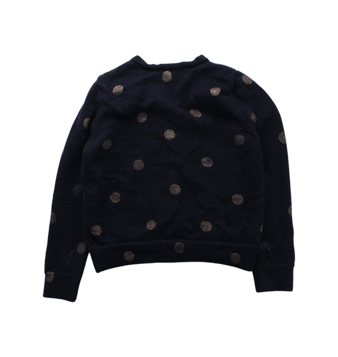 A Black Cardigans from Bonpoint in size 4T for girl. (Back View)