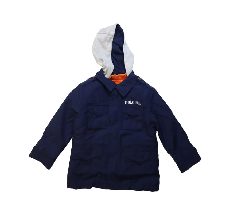 A Navy Lightweight Jackets from Ralph Lauren in size 3T for boy. (Front View)