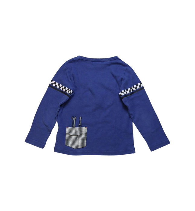 A Multicolour Long Sleeve T Shirts from Kladskap in size 5T for boy. (Back View)