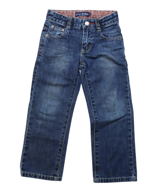 A Blue Jeans from Boden in size 4T for boy. (Front View)