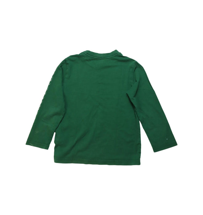 A Green Long Sleeve T Shirts from Polo Ralph Lauren in size 4T for boy. (Back View)