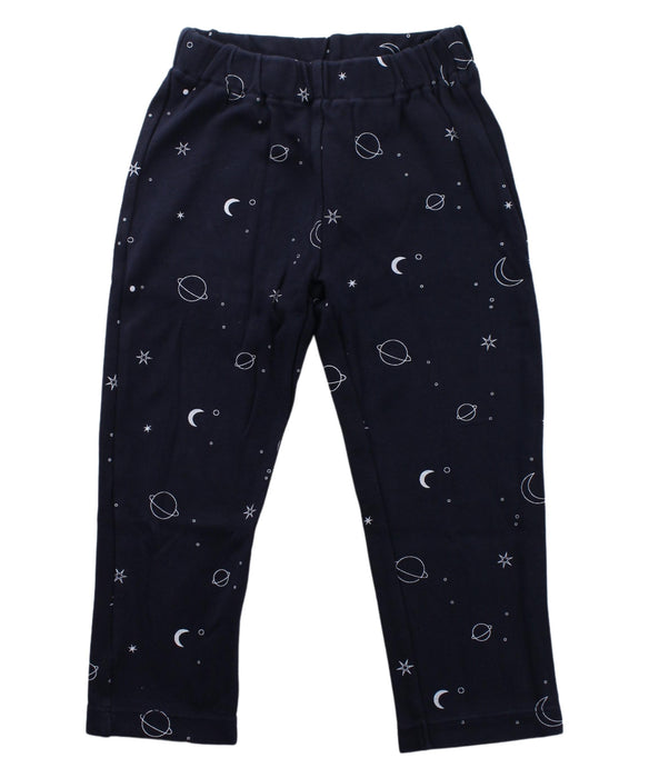 A Blue Pyjama Sets from Jacadi in size 2T for girl. (Back View)