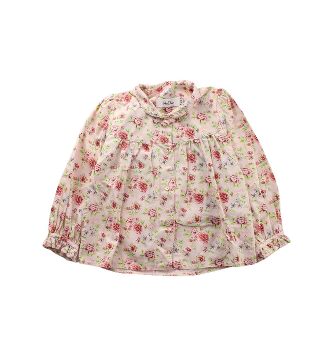 A White Long Sleeve Tops from Dior in size 2T for girl. (Front View)