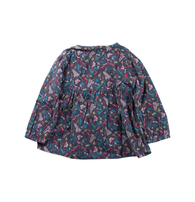 A Grey Long Sleeve Dresses from La Compagnie des Petits in size 3T for girl. (Back View)