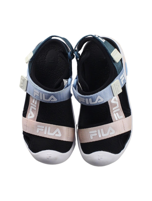 A Multicolour Sandals from Fila in size 5T for girl. (Back View)