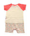 A White Short Sleeve Rompers from TinyBitz in size 3-6M for boy. (Back View)