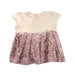 A Pink Short Sleeve Dresses from Petit Main in size 2T for girl. (Front View)