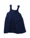 A Blue Overall Dresses from Wedoble in size 6-12M for girl. (Back View)