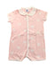 A Pink Short Sleeve Rompers from Petit Bateau in size 12-18M for girl. (Front View)