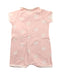 A Pink Short Sleeve Rompers from Petit Bateau in size 12-18M for girl. (Back View)