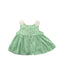 A Green Sleeveless Dresses from Ralph Lauren in size 0-3M for girl. (Front View)