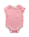 A Pink Short Sleeve Bodysuits from Ralph Lauren in size 3-6M for girl. (Front View)