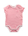 A Pink Short Sleeve Bodysuits from Ralph Lauren in size 3-6M for girl. (Front View)