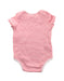 A Pink Short Sleeve Bodysuits from Ralph Lauren in size 3-6M for girl. (Back View)