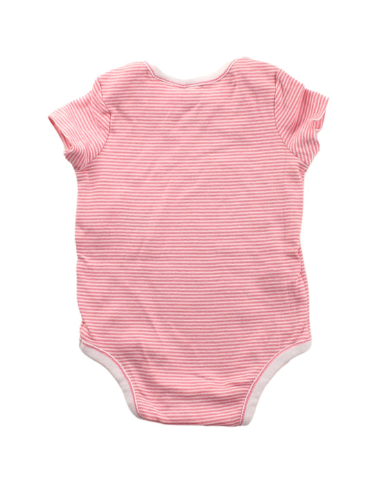 A Pink Short Sleeve Bodysuits from Ralph Lauren in size 3-6M for girl. (Back View)