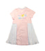 A Pink Short Sleeve Dresses from Fila in size 4T for girl. (Back View)